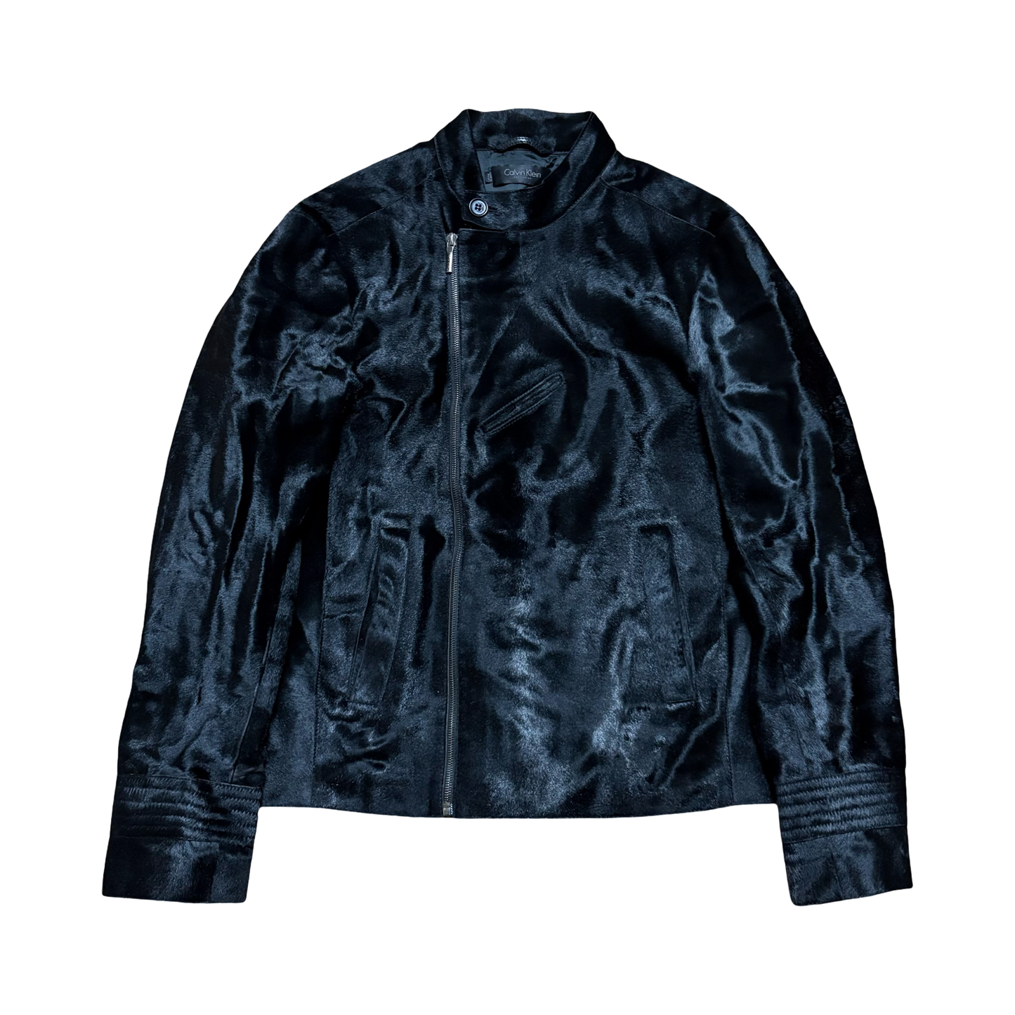 Calvin Klein 2000s Runway Horse Hair Jacket