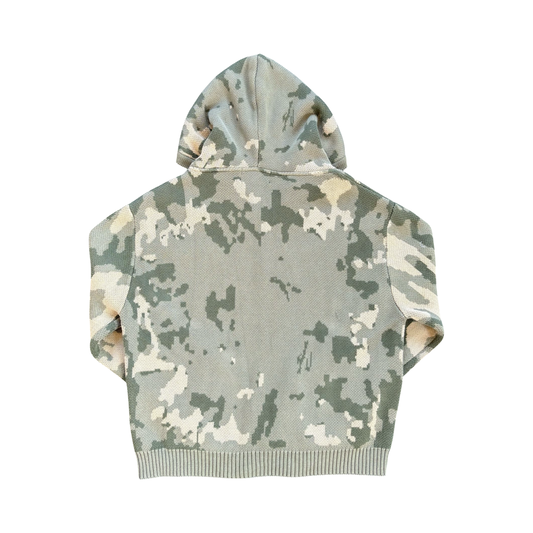Racer Worldwide Knitted Camo Hoodie