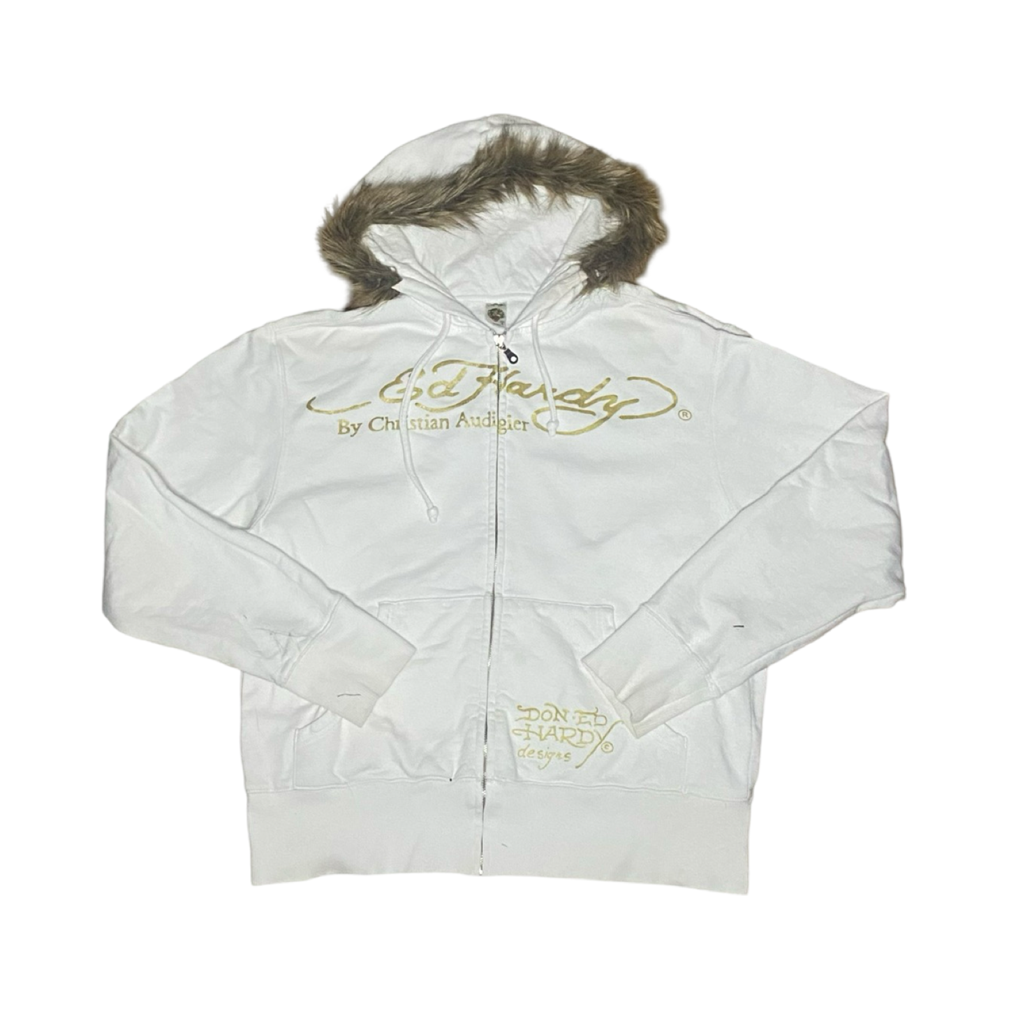 Ed Hardy Fur Hoodie