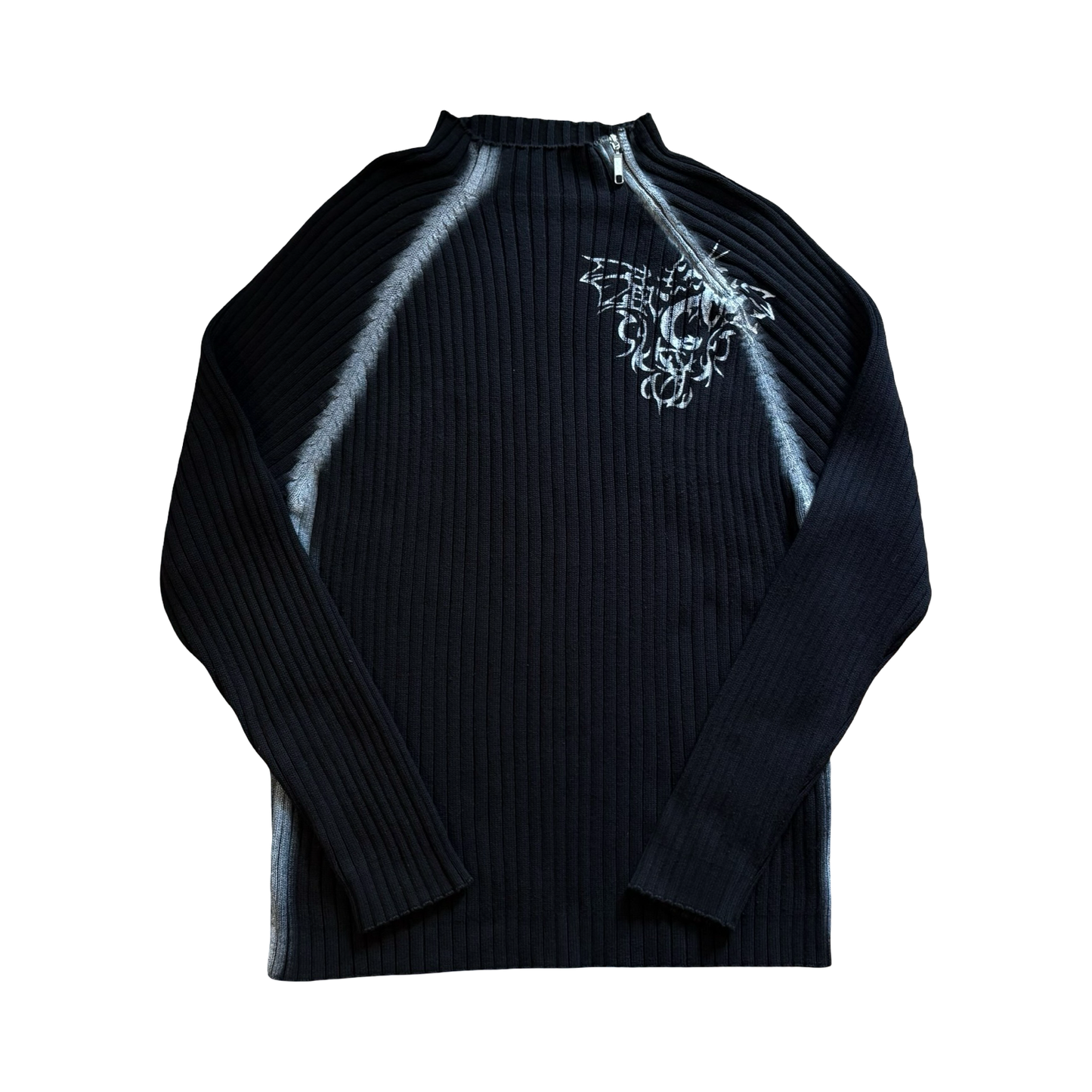 Knitted Graphic Sweater