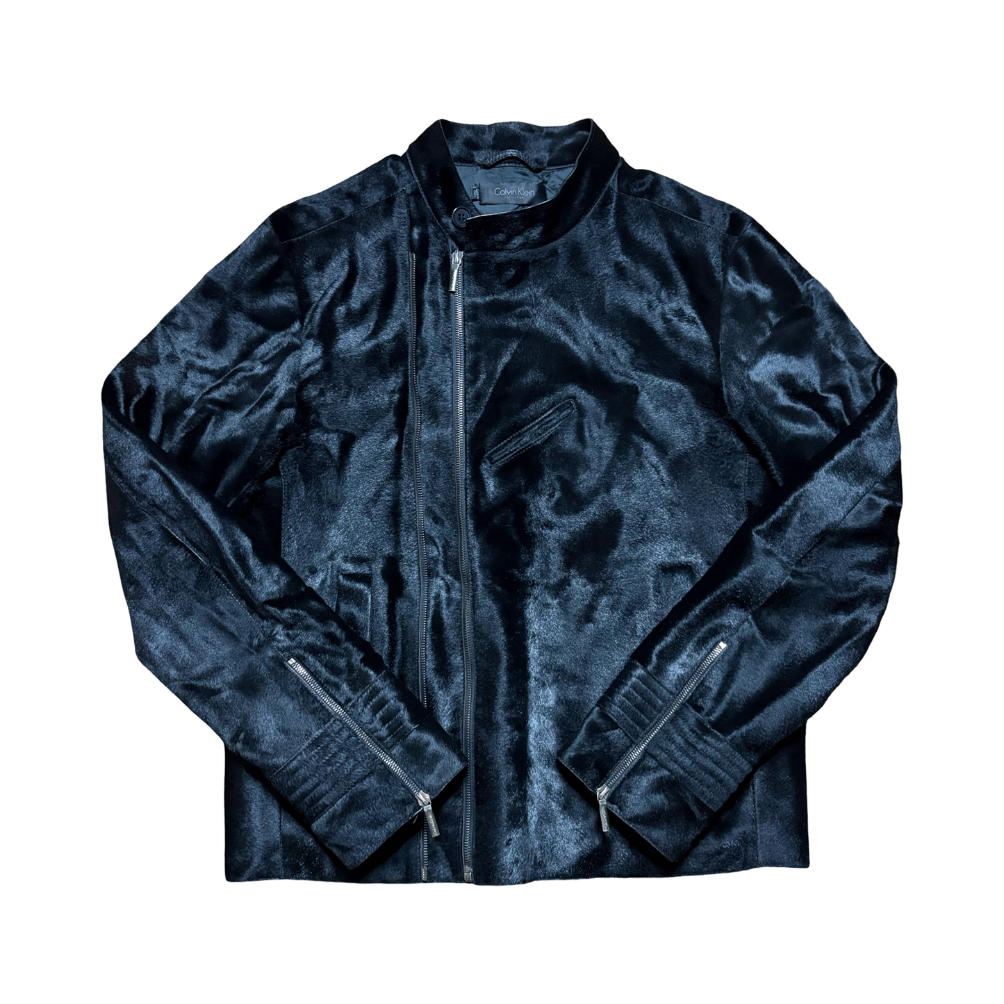 Calvin Klein 2000s Runway Horse Hair Jacket