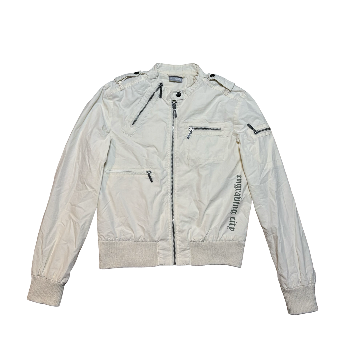 Vintage Light Bomber Jacket