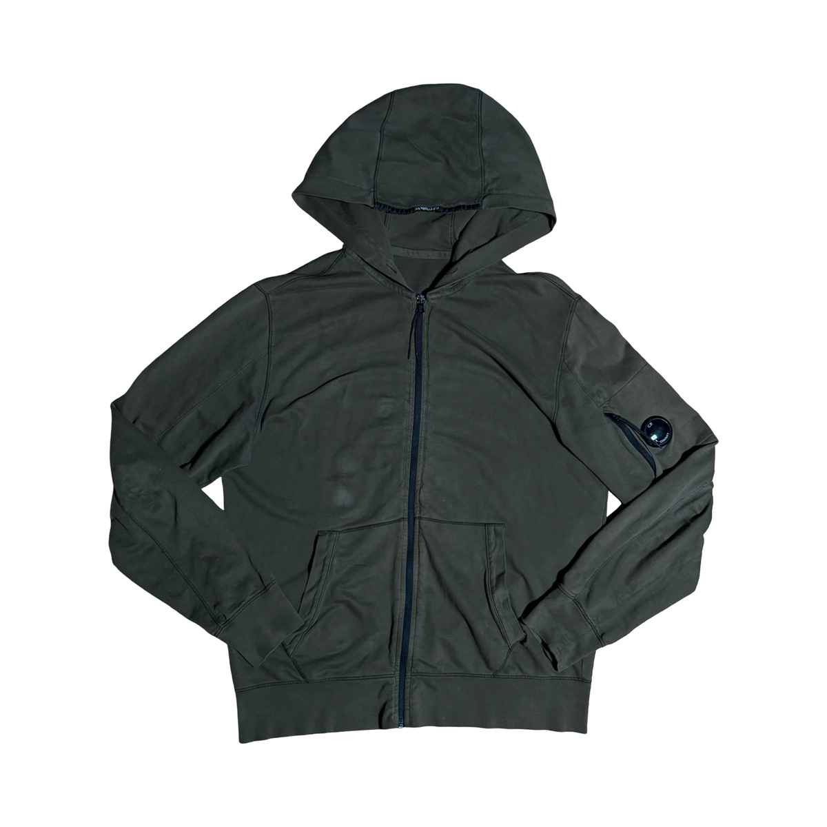C.P. Company Army Zip Hoodie
