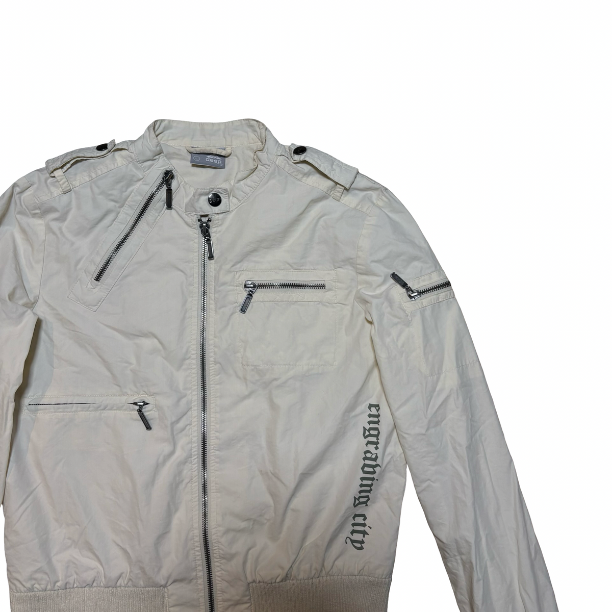 Vintage Light Bomber Jacket