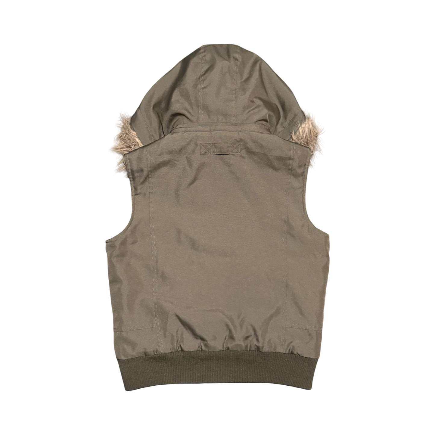 Vintage Army Fur Vest