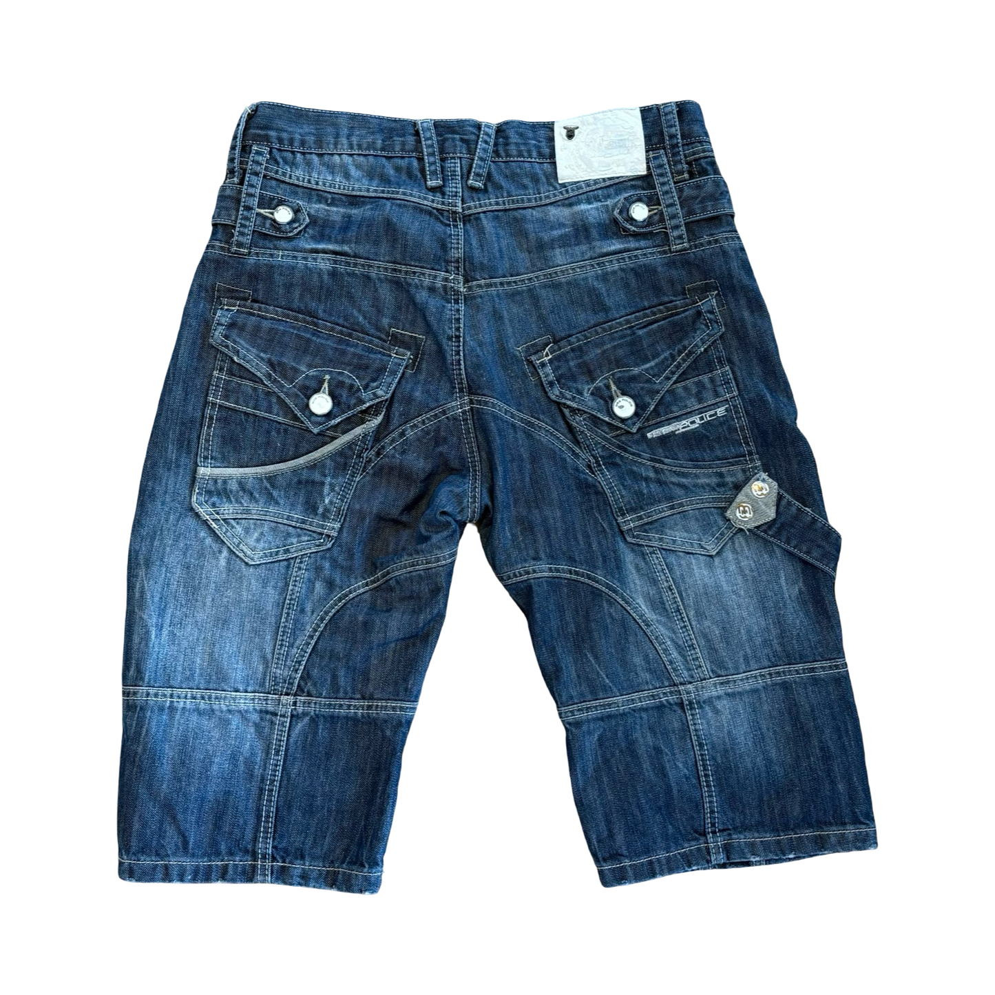 883 Police Denim Shorts