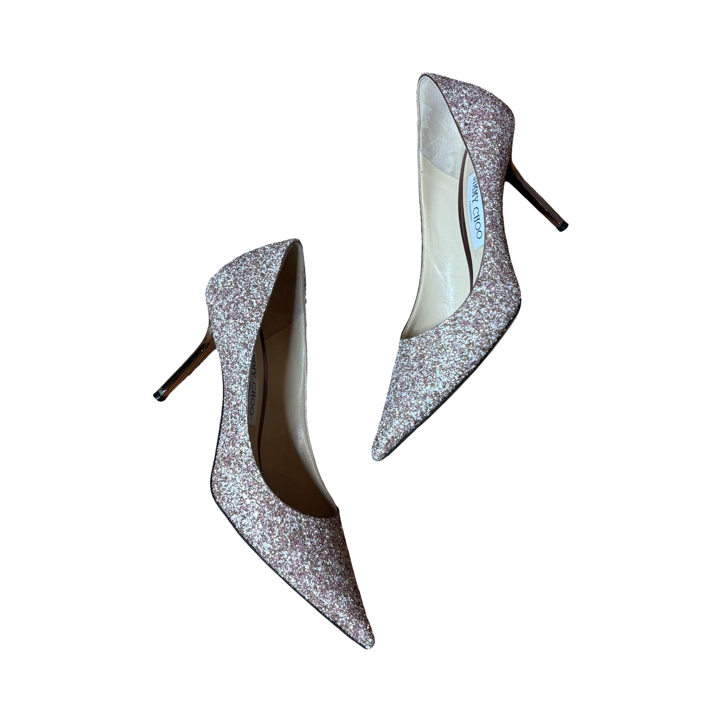 Jimmy Choo Glitter High Heels