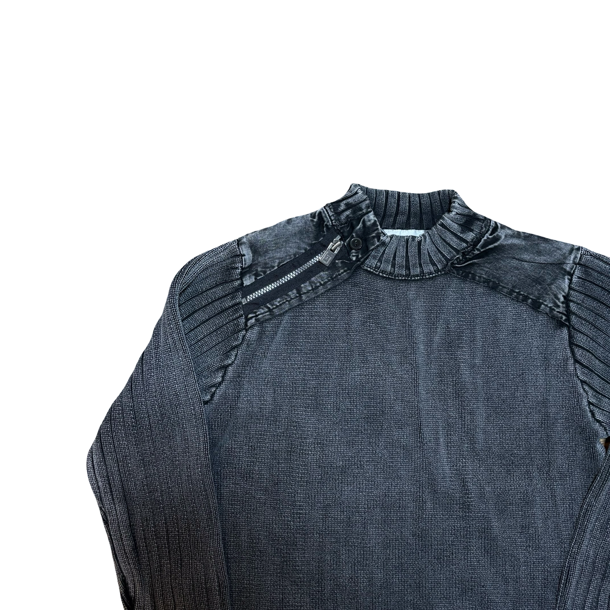 Knitted Zip Sweater