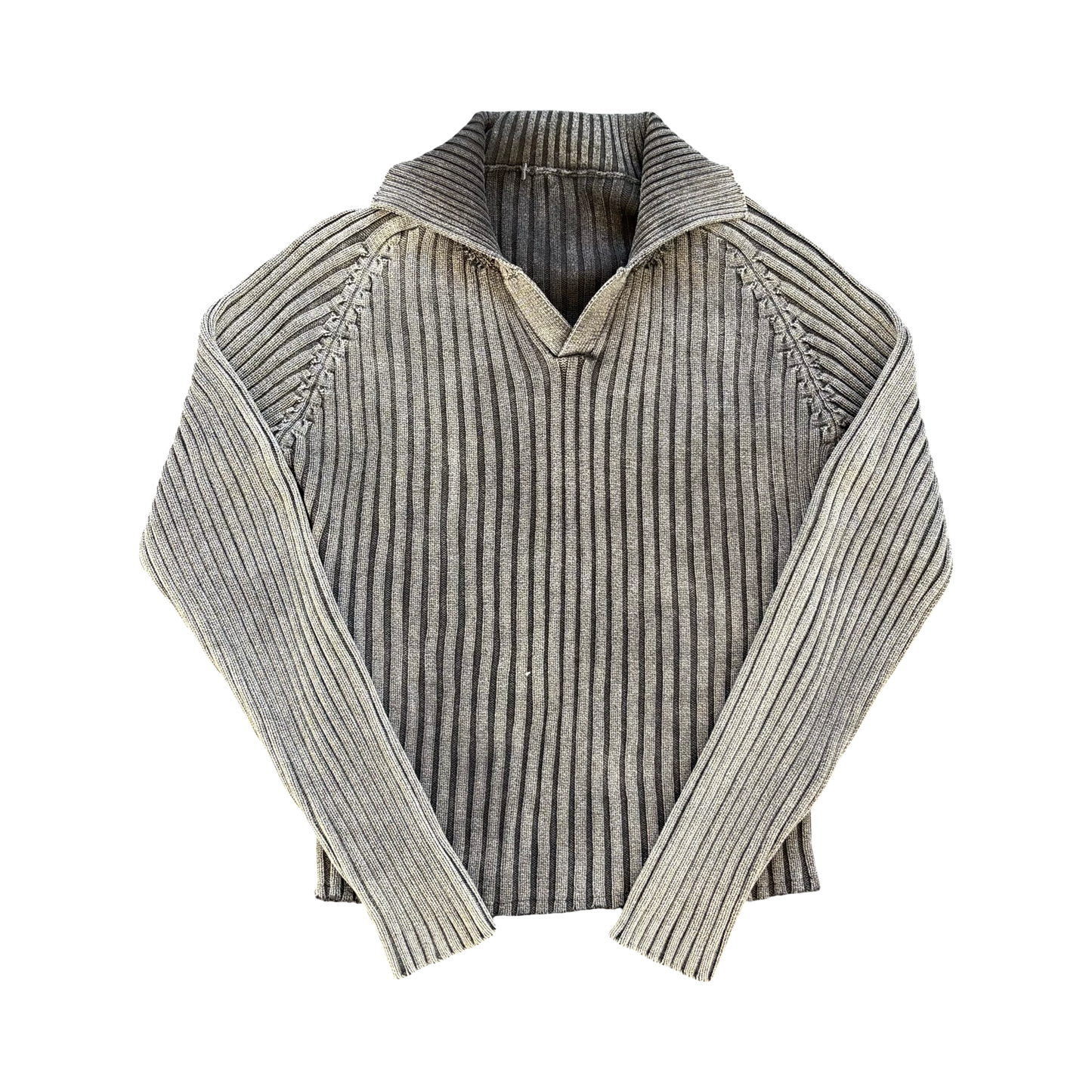 Gray Knitted Sweater