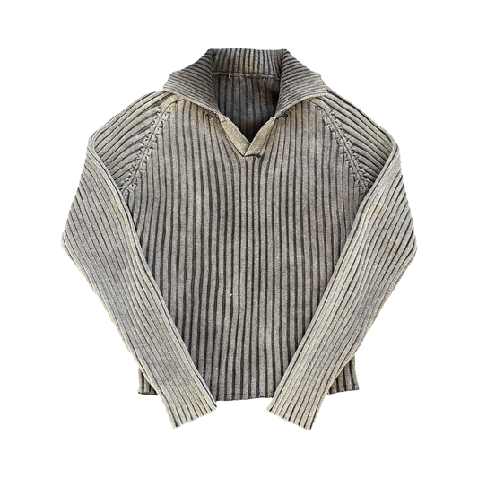 Gray Knitted Sweater