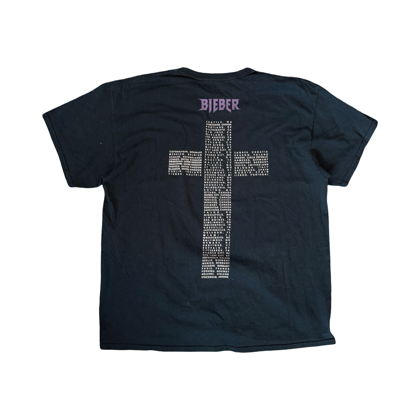 Justin Bieber 2016 Purpose Tour Merch Tee