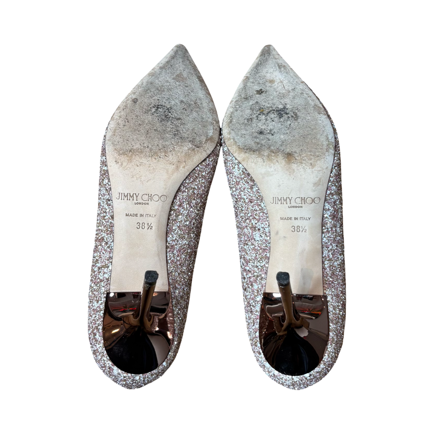 Jimmy Choo Glitter High Heels