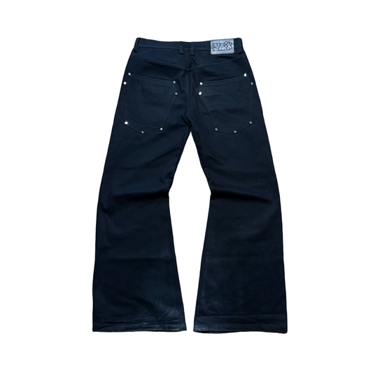 YARIK Studded Flared Jeans