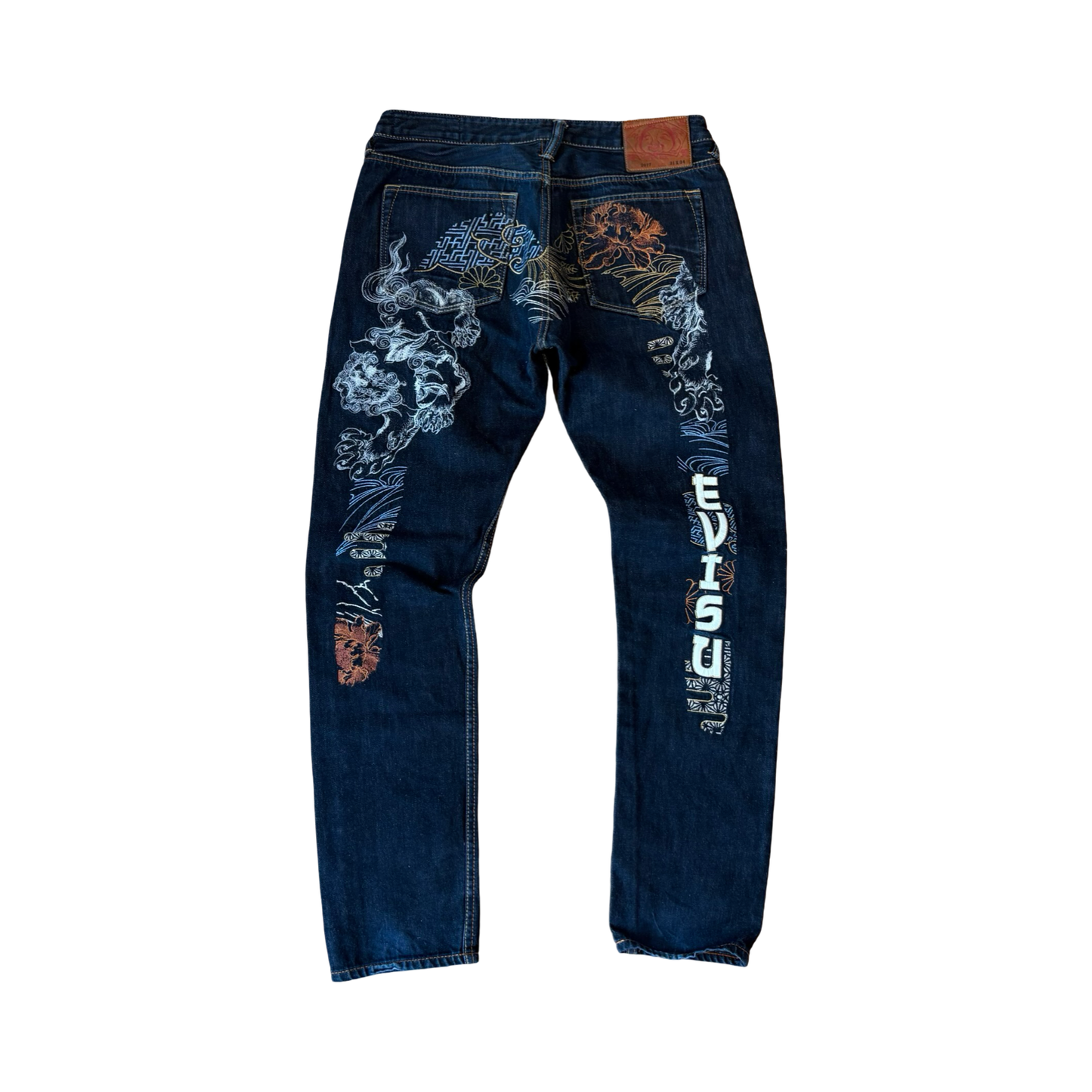 Evisu 2017 Komainu & Japanese Pattern Daicock Jeans