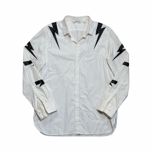 Neil Barrett Tigerbolt Popeline Shirt