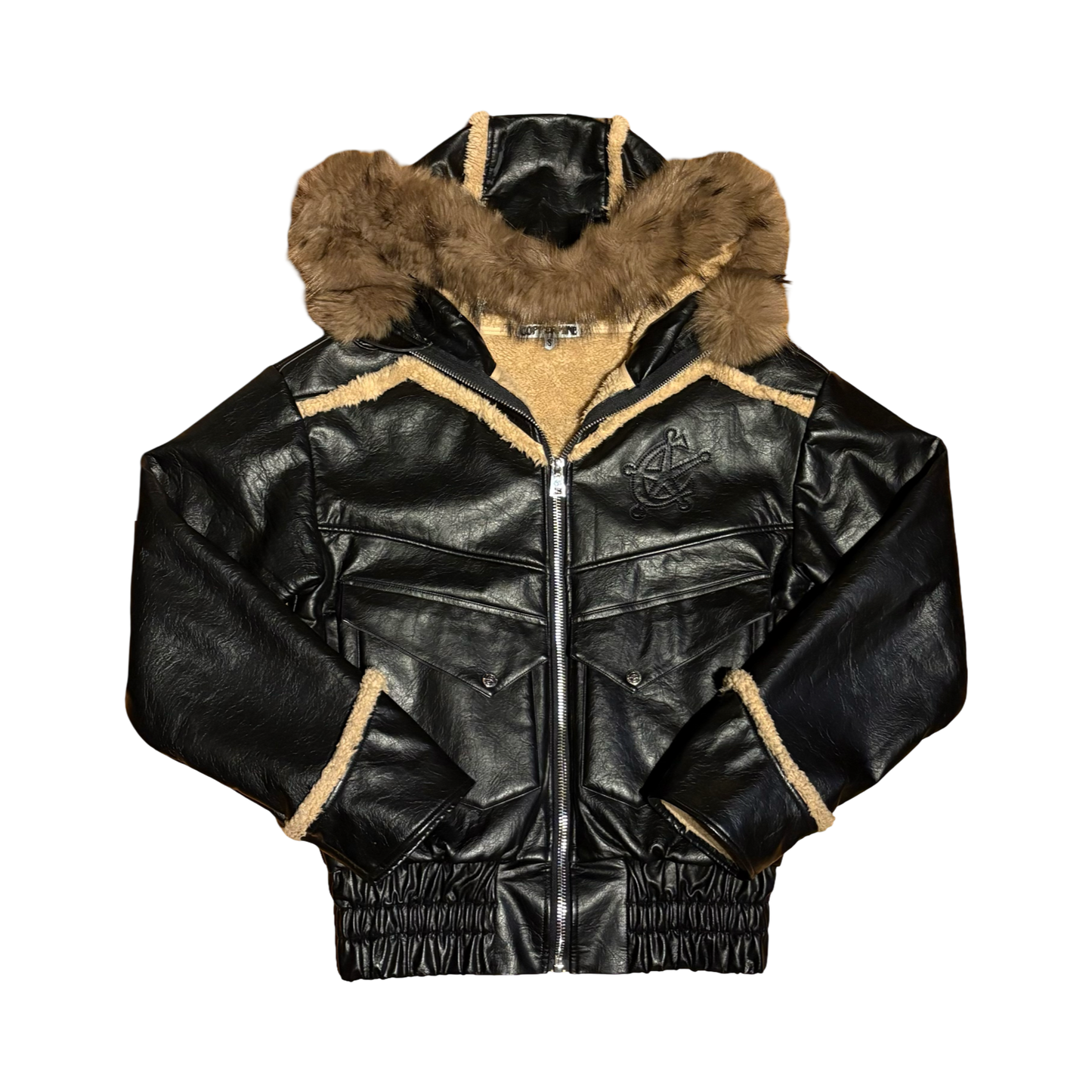 Coppermine Fur Leather Jacket