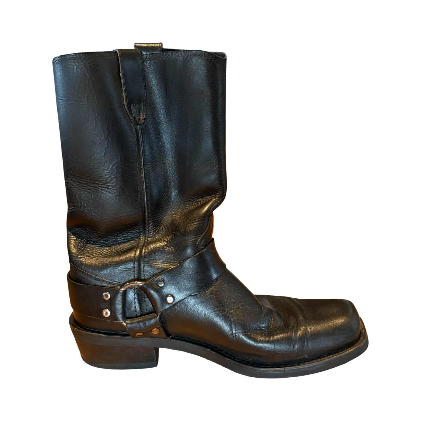 Grinders Leather Harness Boots