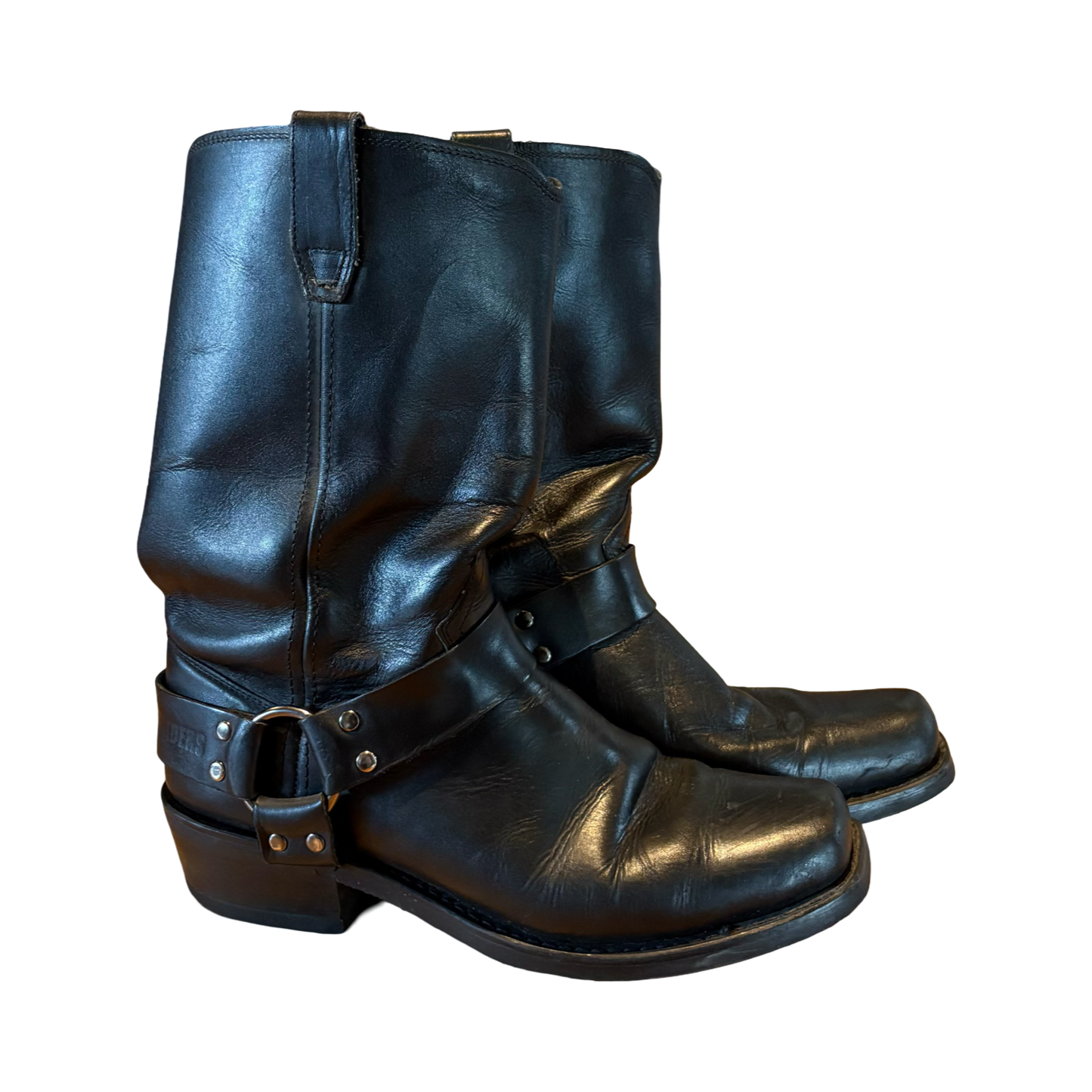 Grinders Leather Harness Boots