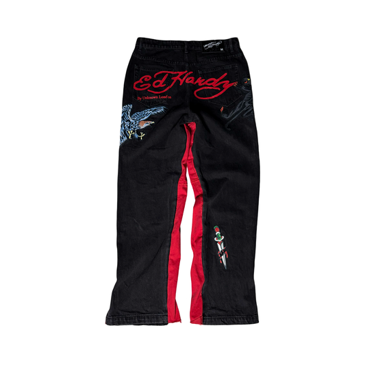 Ed Hardy x Unknown Jeans
