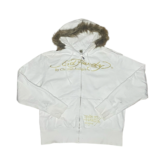 Ed Hardy Fur Hoodie