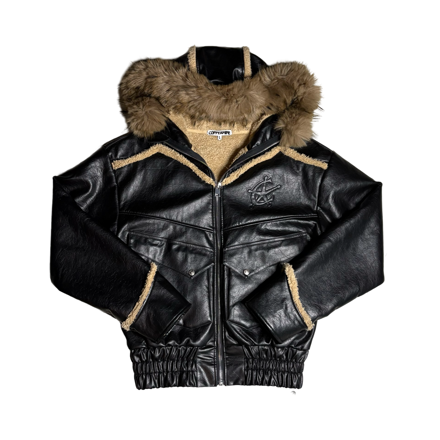 Coppermine Fur Leather Jacket