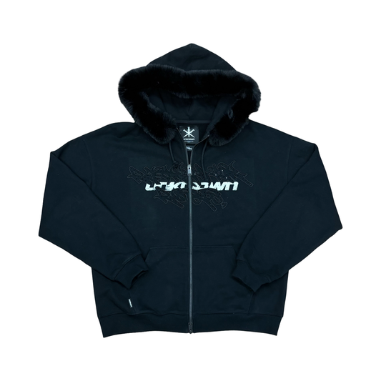 Reykjavík Roses X Unknown Fur Hoodie