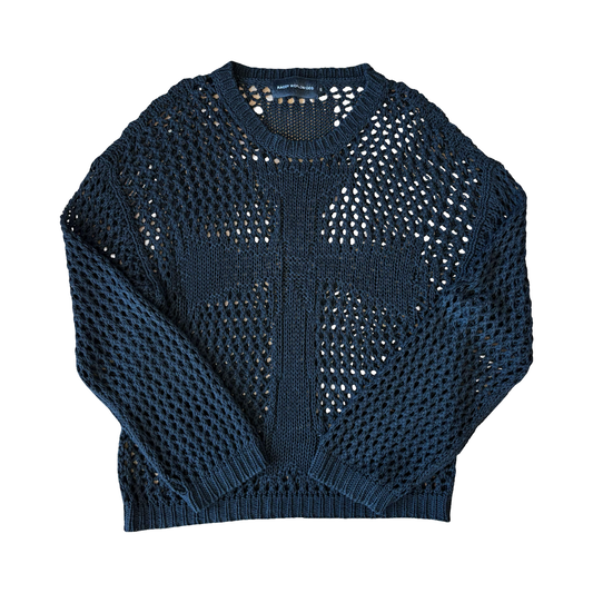Racer Worldwide Knitted Cross Sweater