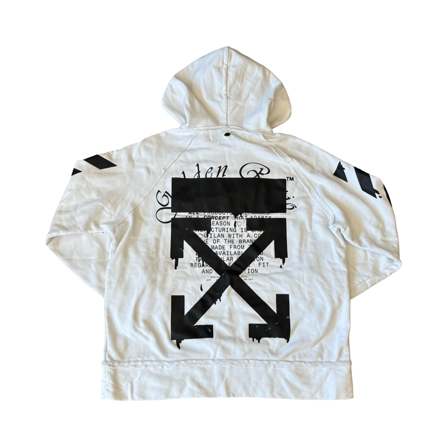 Off White Golden Ratio SS20 Hoodie