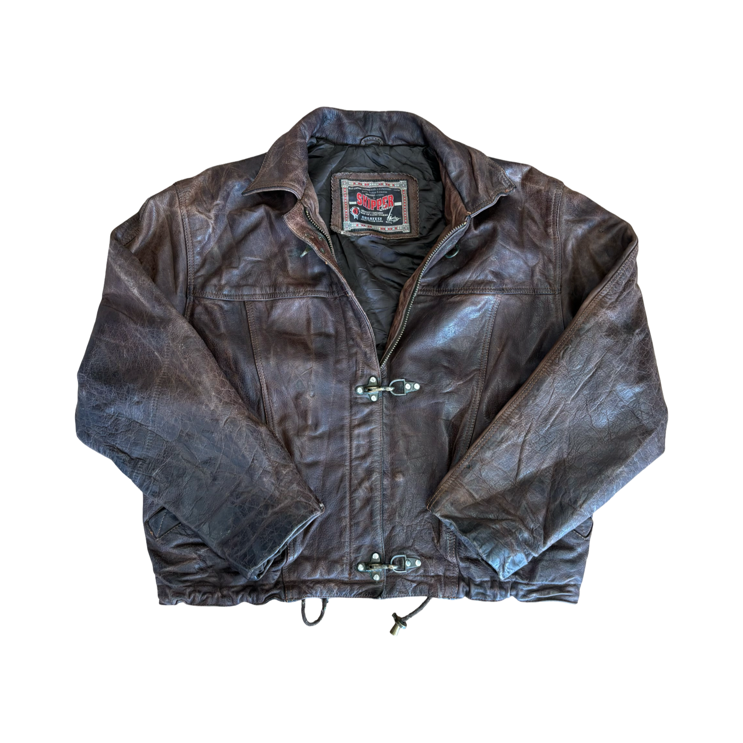 Skipper Leather Fireman Jacket