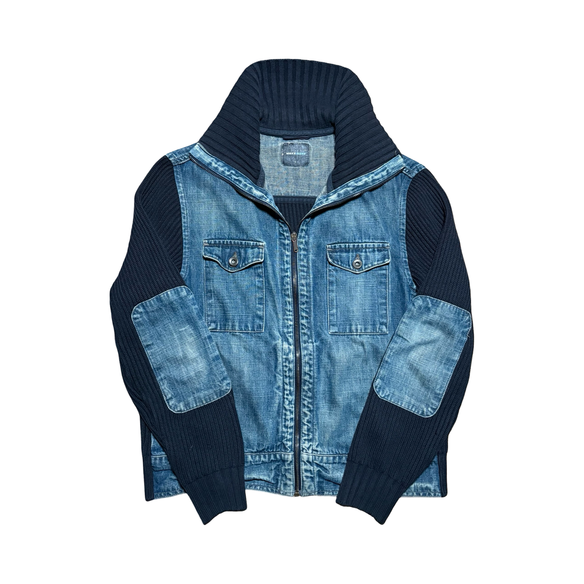 Vintage Denim Knit Sweater